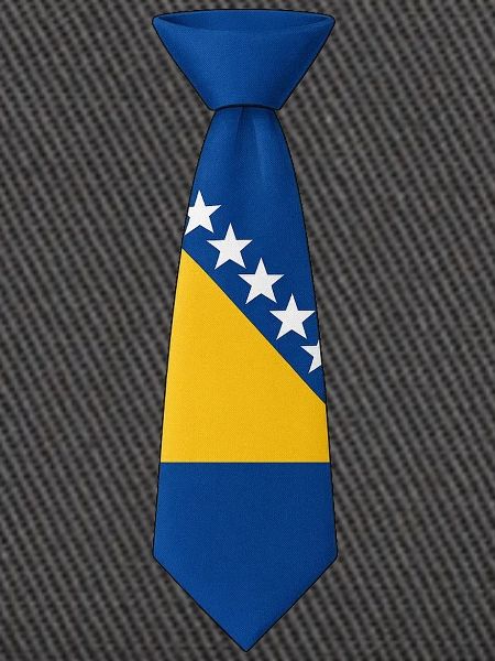 Bosnia Tie – Flaggendesign