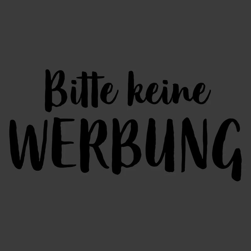 Bitte keine Werbung Aufkleber Briefkasten