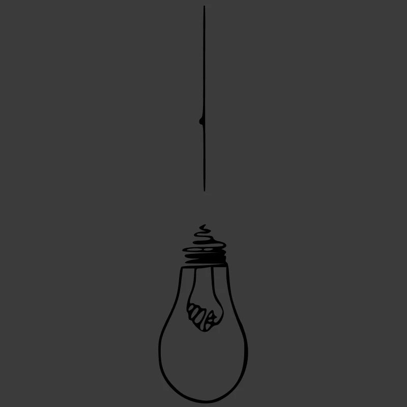 Lampe Glühbirne Krawatte