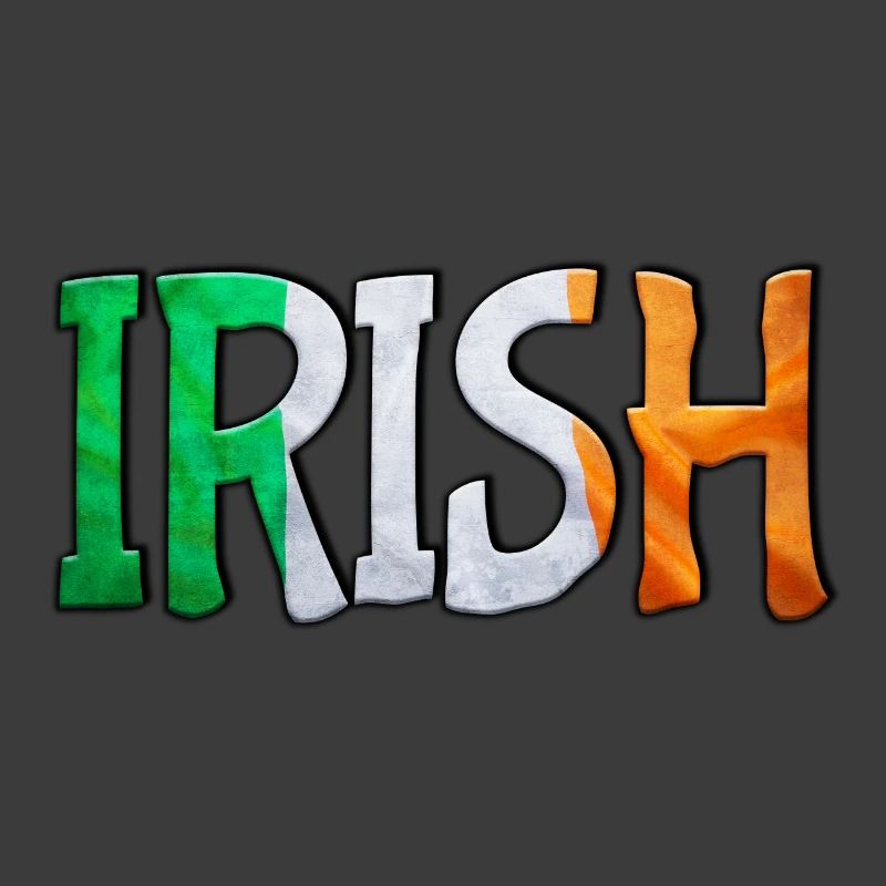 Irish Flag Letters Patchwork