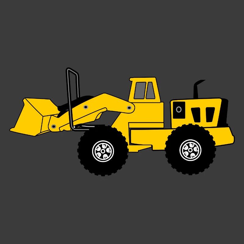 Gelber Bulldozer