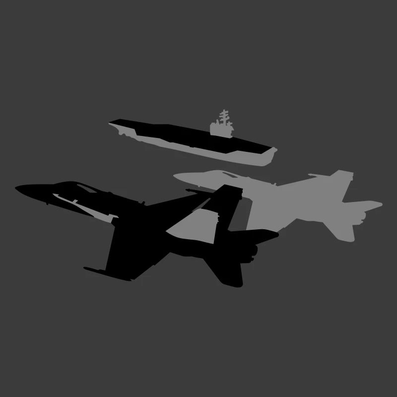 Silhouetten Jets
