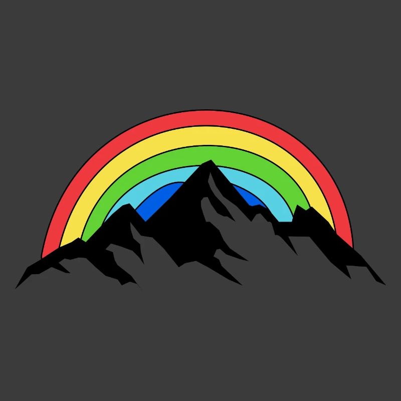 Berg Regenbogen Natur