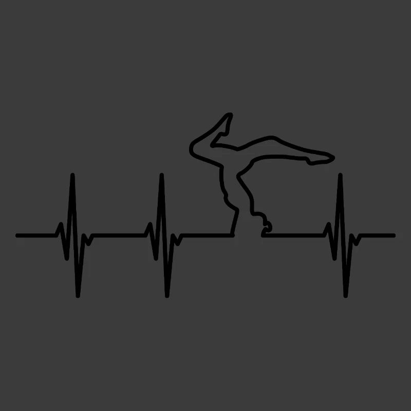 Yoga Pose Pulse Line