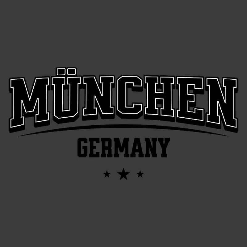 München Germany Schriftzug