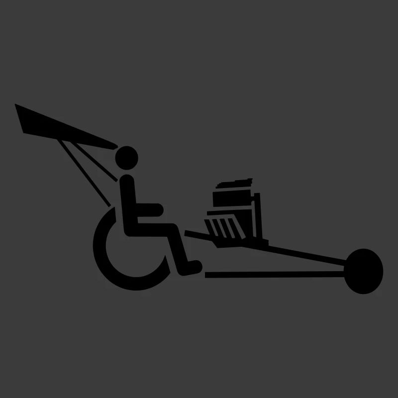 Bild eines Rollstuhls mit V8-Motor #