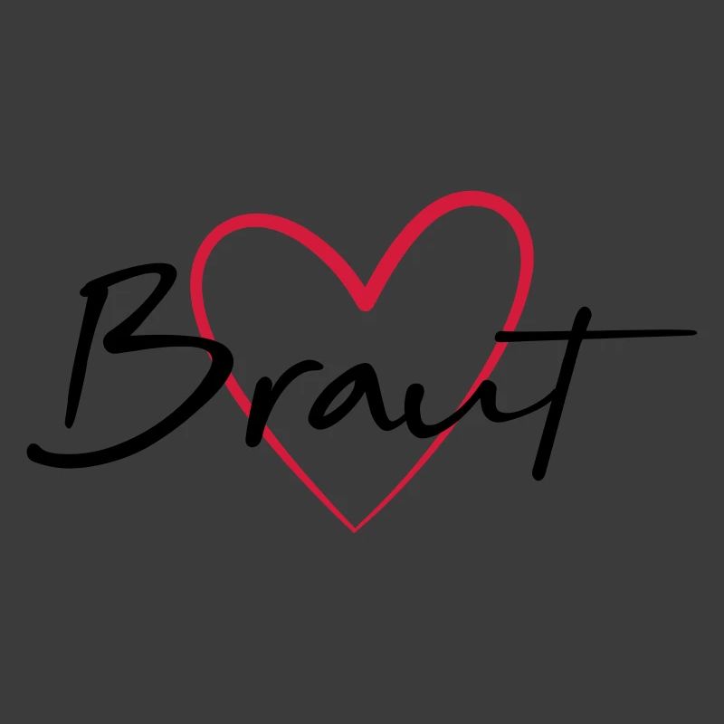 Braut Herz Junggesellinnenabschied