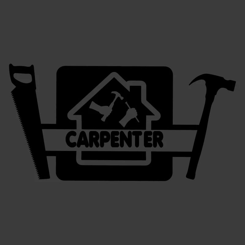 Logo with text carpenter