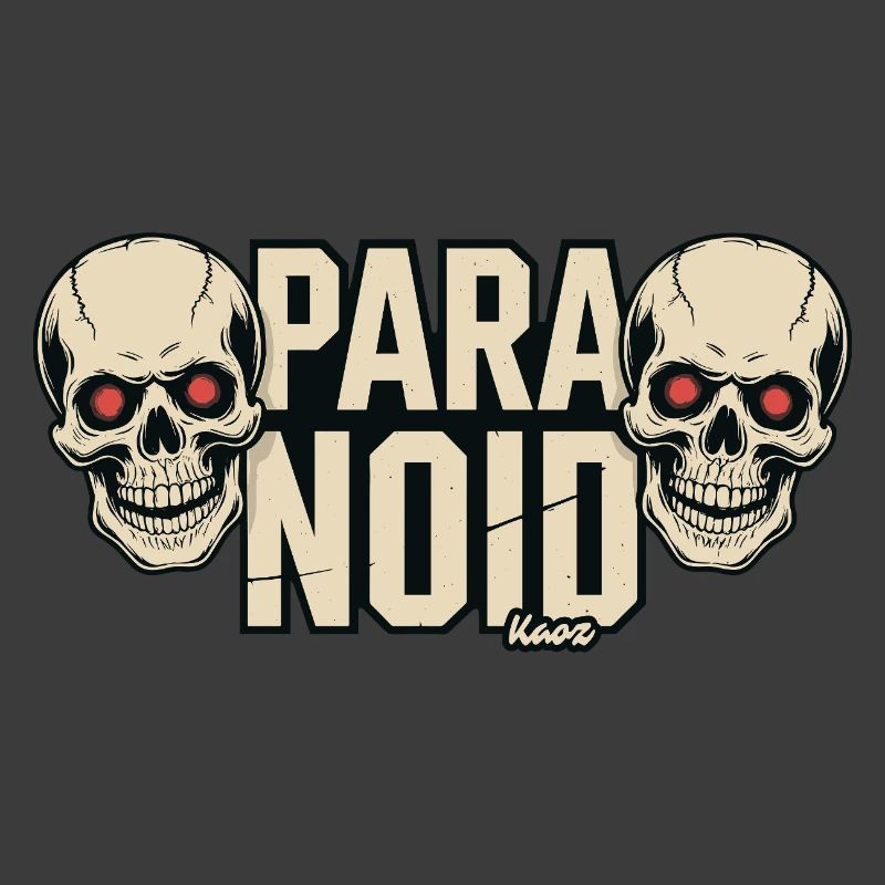 Paranoid Totenkopf Schädel Duo