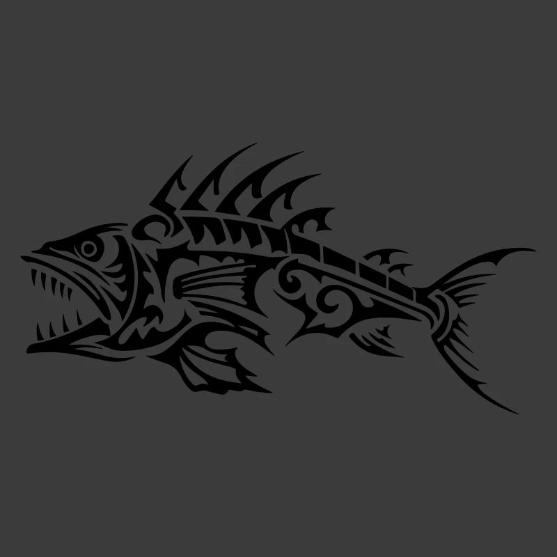 Fisch Tribal Knochen