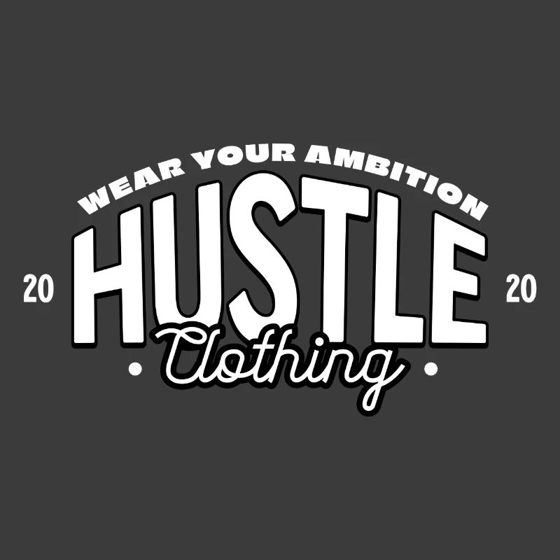 Hustle Attitude Logo Druck