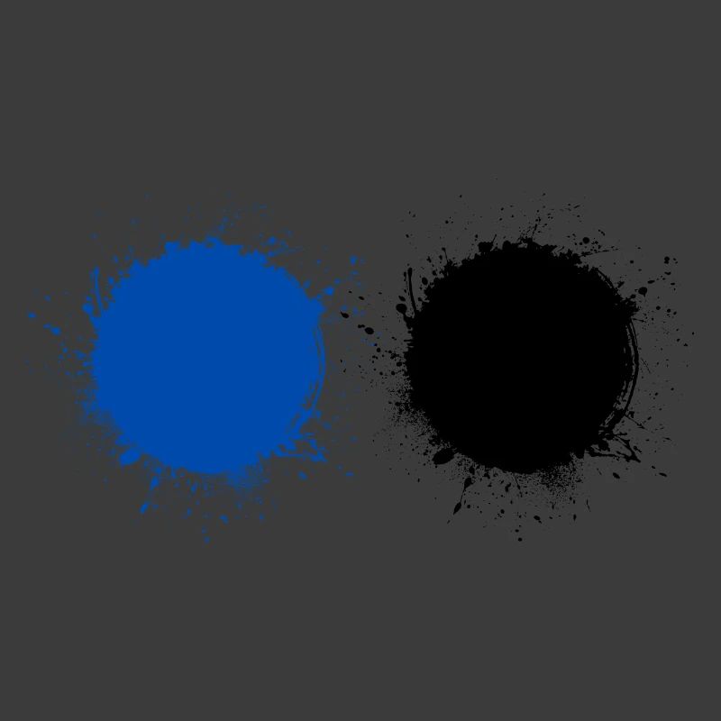 Blau und Schwarz