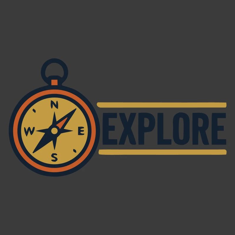 Explore Compass Discover Text