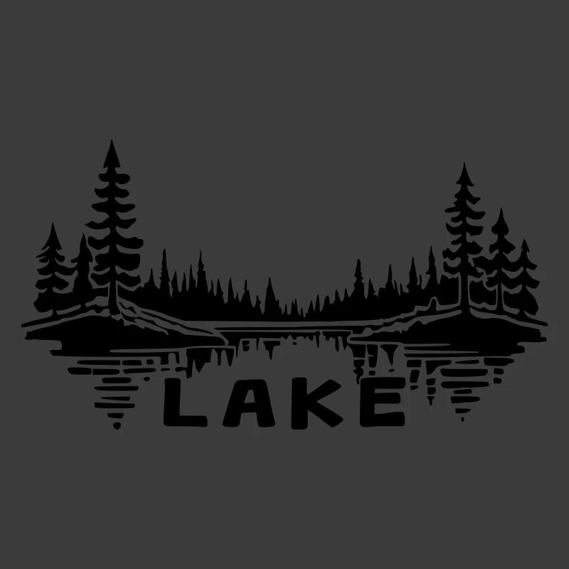 Lake Reflection [Black]