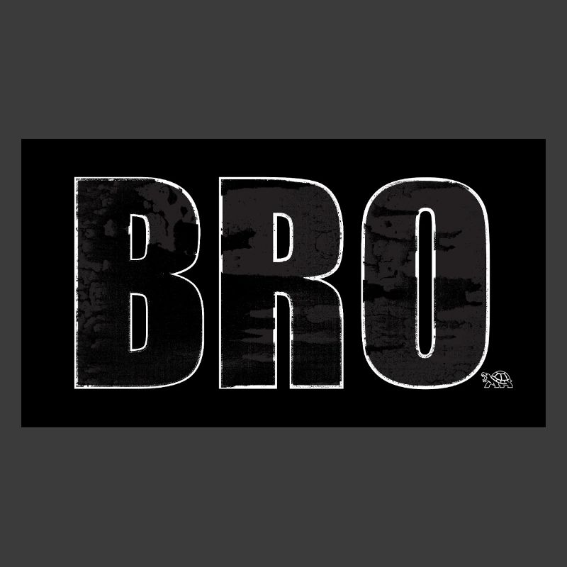 Bold BRO Distressed Typography Tee
