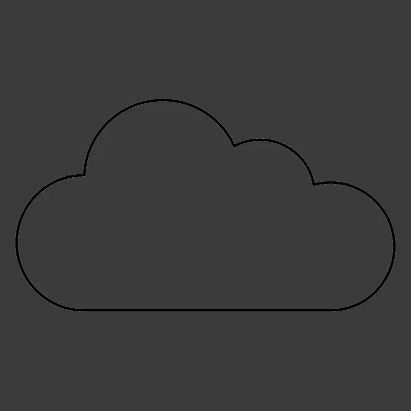 Wolkenumriss