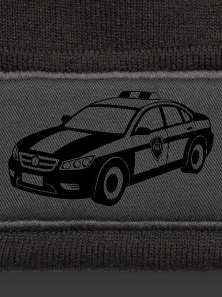 Polizei-Muscle-Car-Notfall