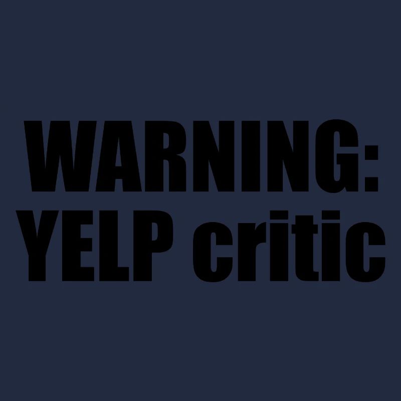 WARNING: YELP critic