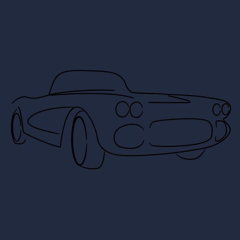 Oldtimer Cabrio Roadster Tribal