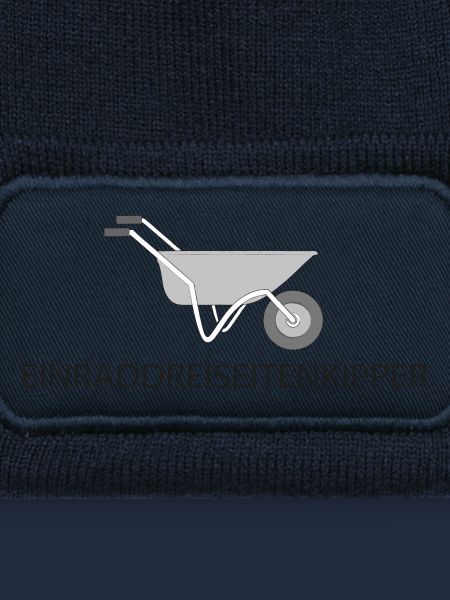 Einraddreiseitenkipper - Schubkarre