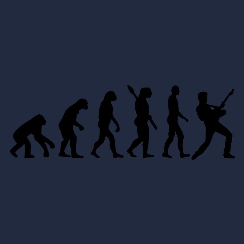 Evolution Rock Musiker