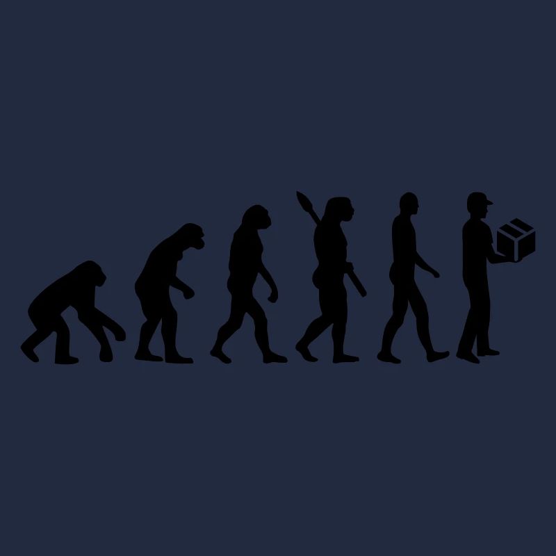 Evolution delivery man