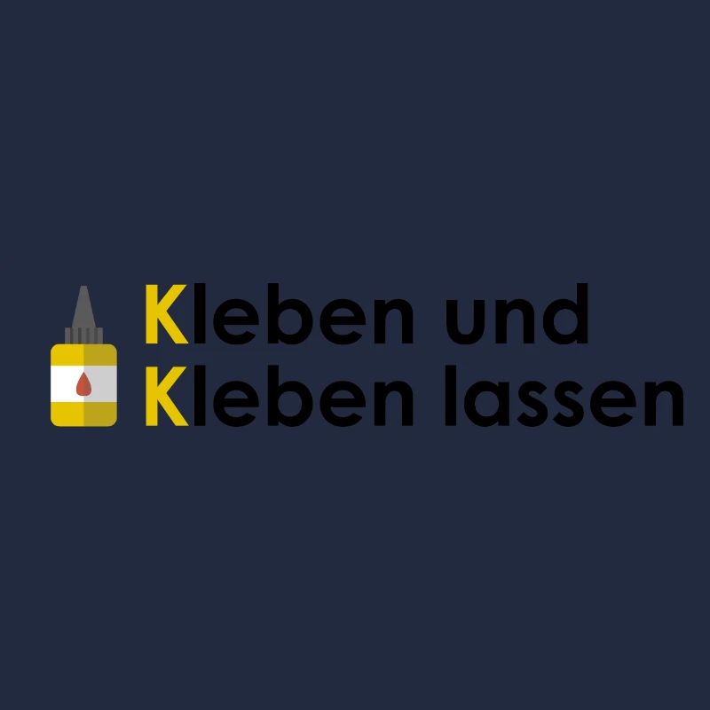 Kleben und Kleben lassen