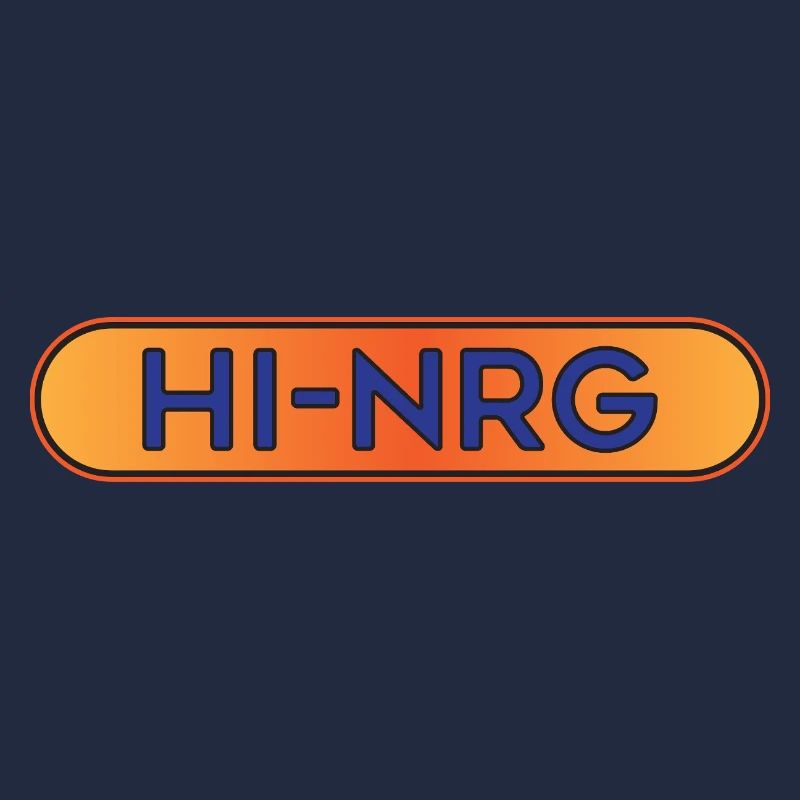 Hi-NRG Retro Neon Text
