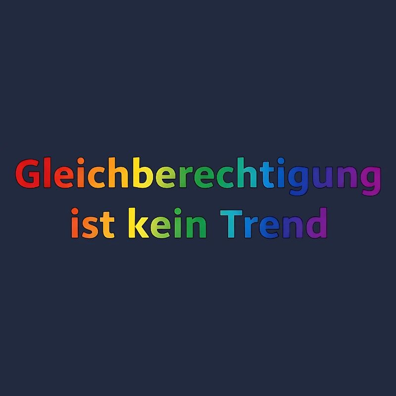 Equality is not a trend rainbow