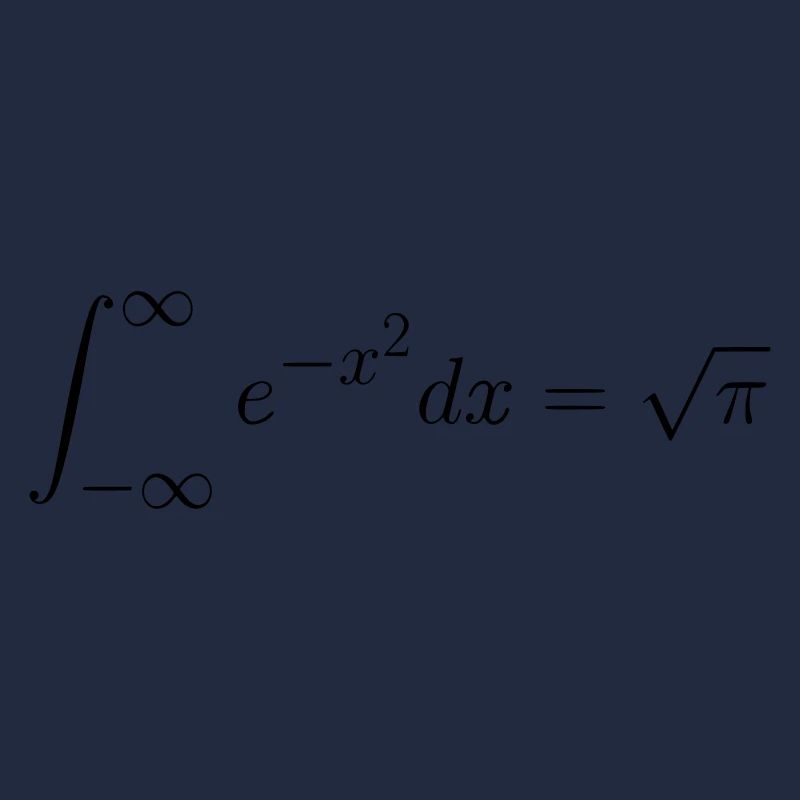 Gaußsches Integral Geschenk Idee