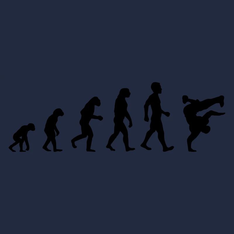 Evolution Breakdance motif as a gift
