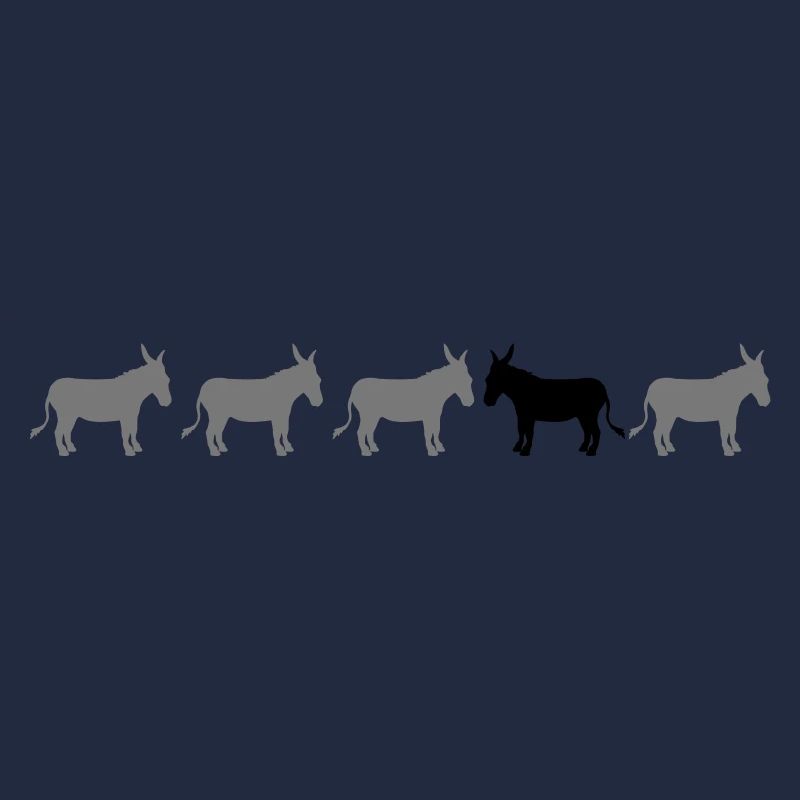 anders be different esel pferd pony klein packesel