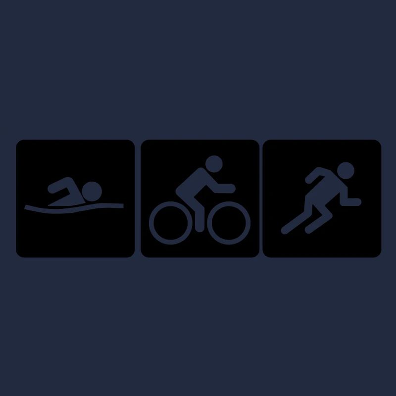 Course de vélo de triathlon