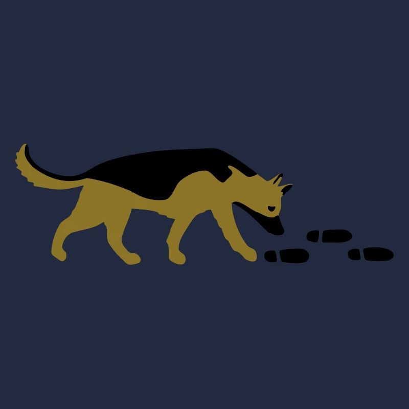 Mantrailer Shepherd vector