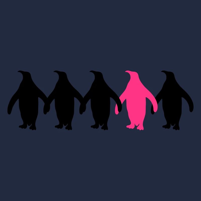 Be Different Pinguine Muster Lustig