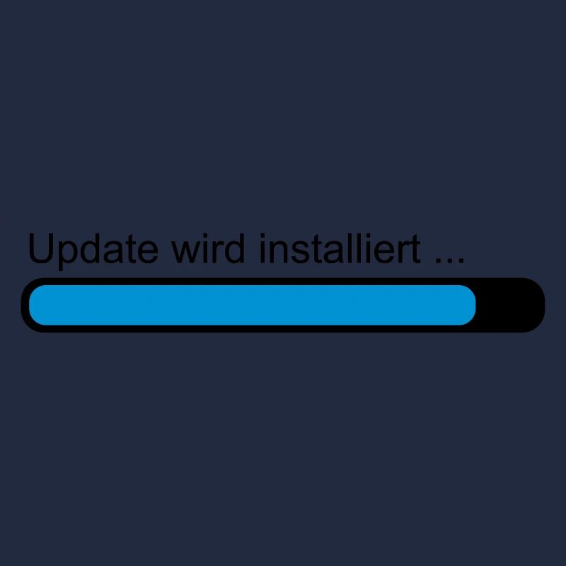 Update wird installiert ... Ladebalken