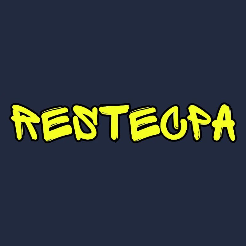 RESTECPA – Graffiti de design de texte drôle d’argot de rue