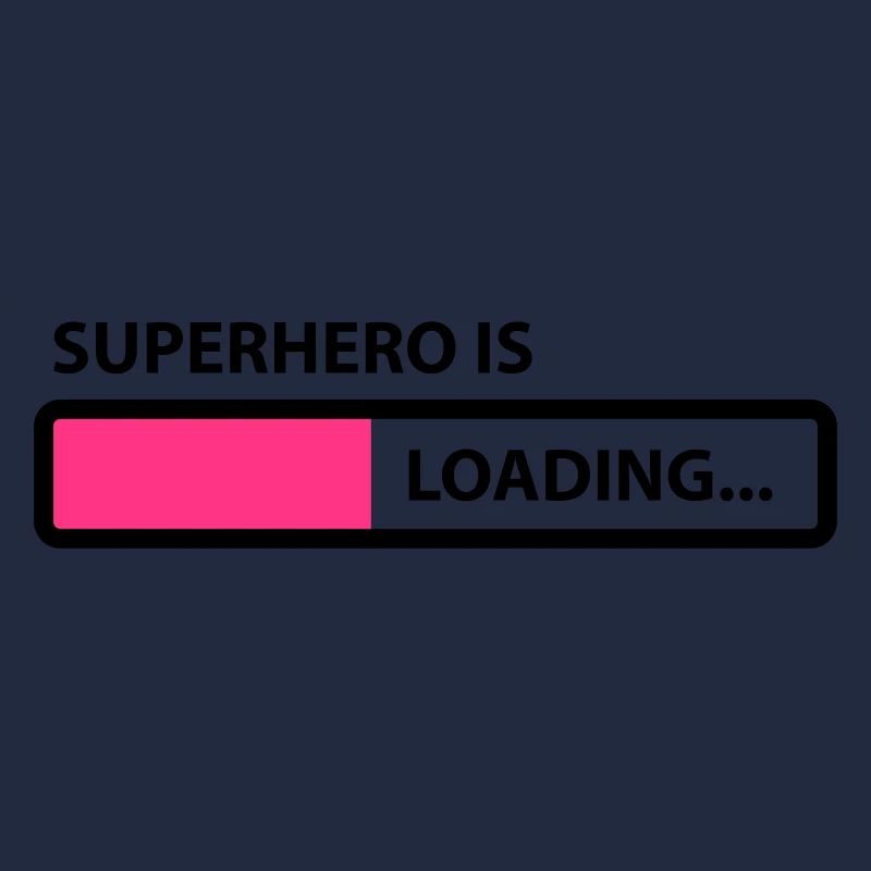 superhero is loading