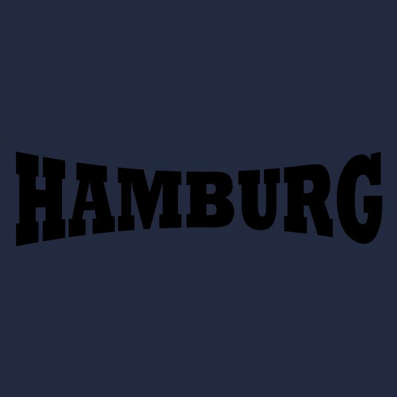 Hambourg lettrage