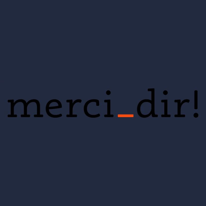 merci dir - 2 colors