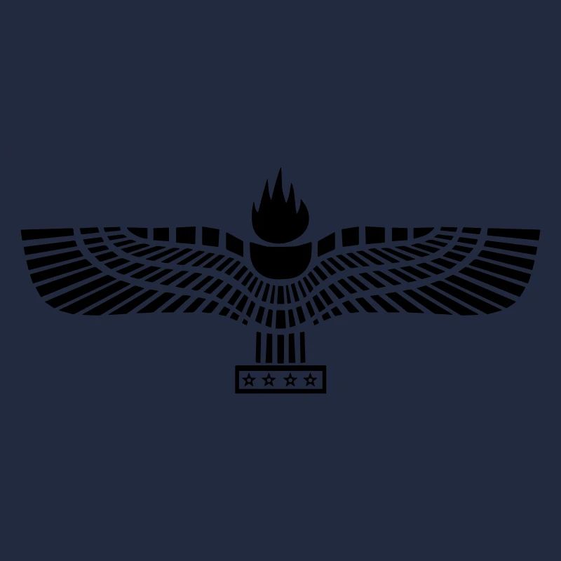 Aramäische Flagge Schwarz