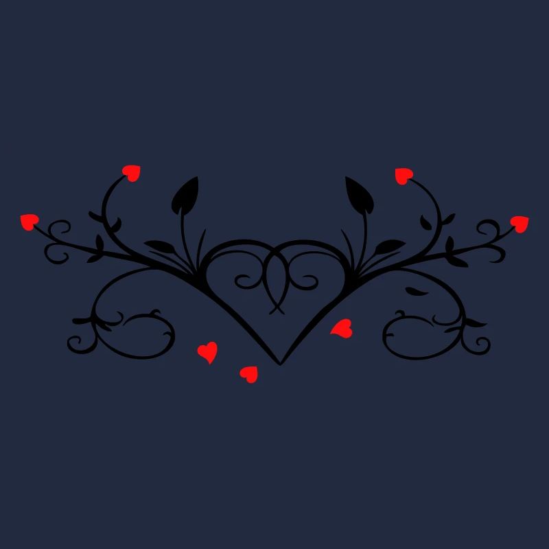 Ornament mit Herzchen