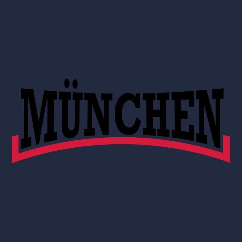 München Schrift zweifarbig