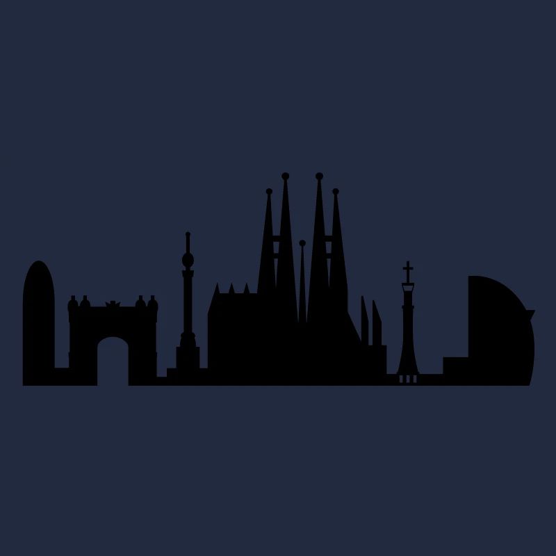 Skyline Barcelona Spain