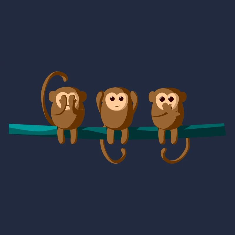 3 Baby Monkeys