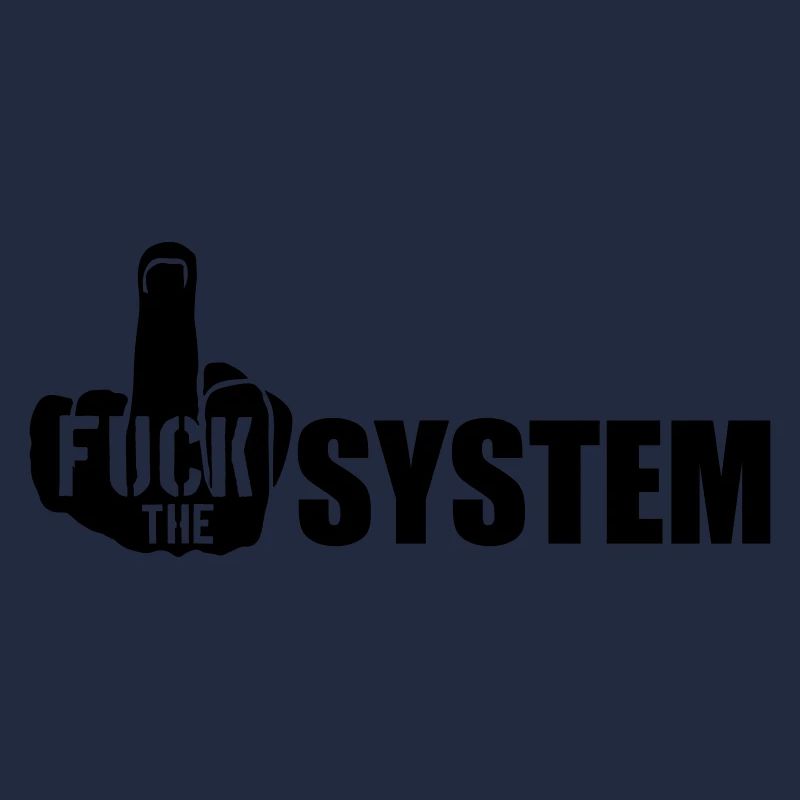 logo hand middle finger cool text rebellious fuck t