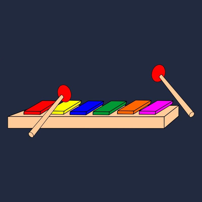 Trommeldreieck oder Tonxylophon