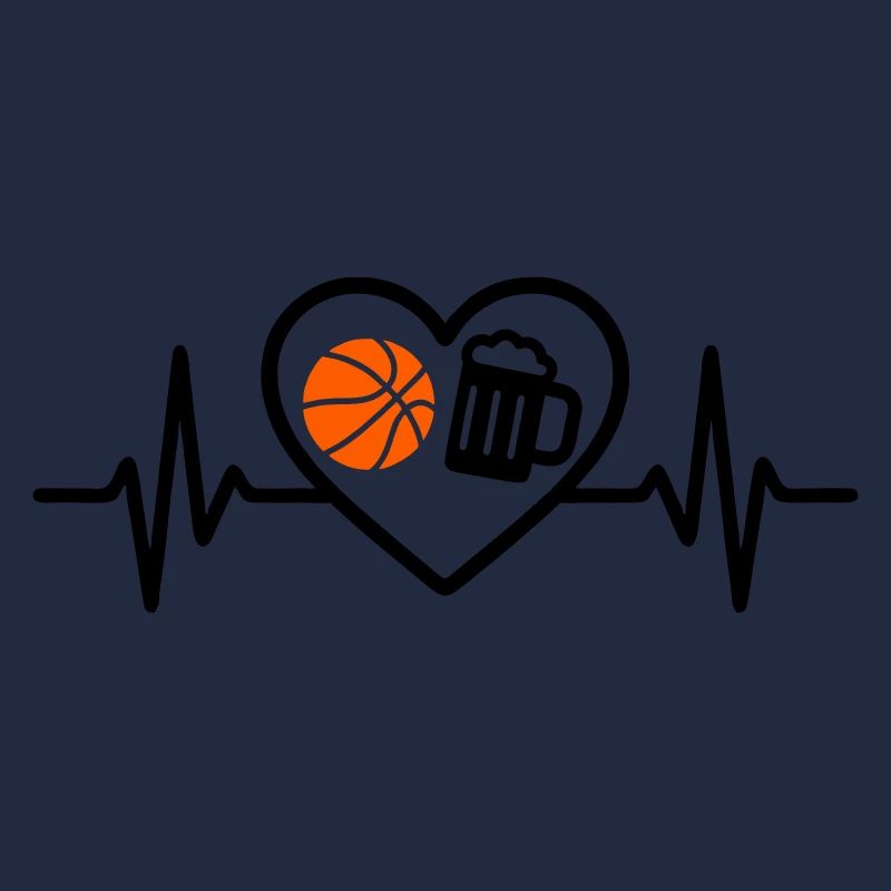 Herz Basketball Bier