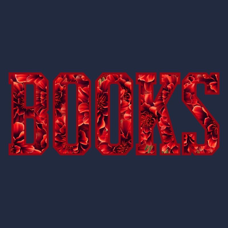 Rote Blumenbuchstaben Buch