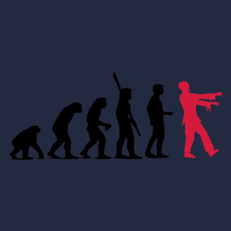 Évolution de zombi (deux couleurs)